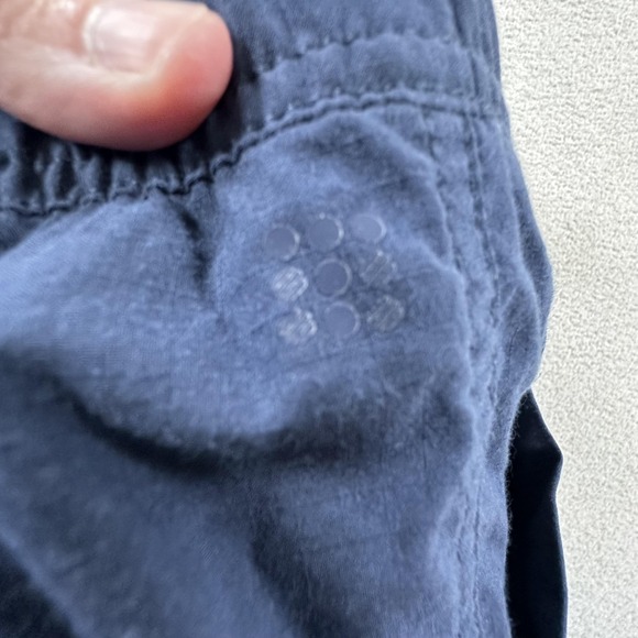 Title Nine Pants Womens Large Petite Blue Scout Cropped Ripstop Drawstring - Picture 4 of 15